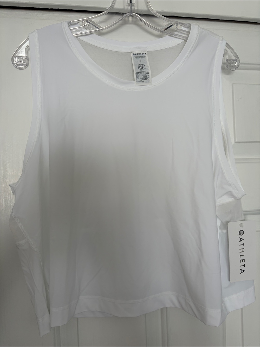 NWT Athleta White Women's Athletic Tank Top
